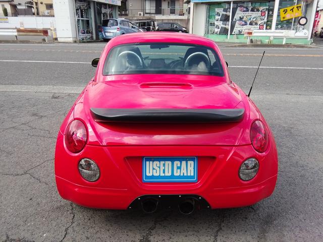 コペン アクティブトップ 社外マフラー 社外15インチアルミホイール HDDナビ フルセグTV Bluetooth CD/DVD再生 LEDライト フォグランプ ターボ エアコン パワーステアリング パワーウィンドウ ABS(33枚目)