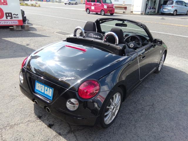 コペン アクティブトップ タイミングチェーン 電動オープン 社外15インチアルミホイール メモリーナビ CD再生 フォグランプ MOMOステアリング キーレス エアコン パワーステアリング パワーウィンドウ ABS WAB(32枚目)