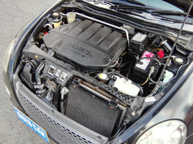 コペン アクティブトップ タイミングチェーン 電動オープン 社外15インチアルミホイール メモリーナビ CD再生 フォグランプ MOMOステアリング キーレス エアコン パワーステアリング パワーウィンドウ ABS WAB(35枚目)