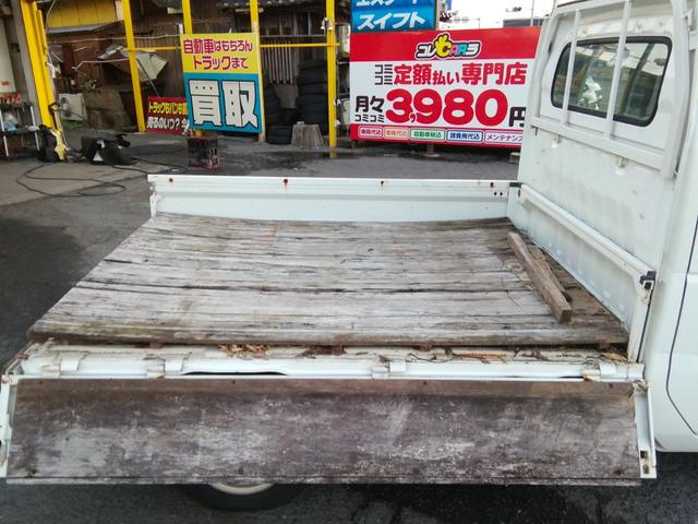 キャリイトラック KCエアコン・パワステ 走行56590km! レンタカーアップ ライトレベライザー ラジオ エアコン パワーステアリング(7枚目)