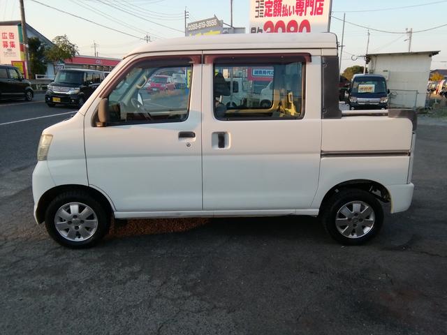 ハイゼットカーゴ デッキバン　４ナンバー商用バン　走行７５６７０ｋｍ！　ライトレベライザー　ラジオ　エアコン　パワーステアリング　パワーウィンドウ（9枚目）