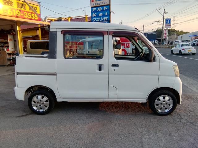 ハイゼットカーゴ デッキバン　４ナンバー商用バン　走行７５６７０ｋｍ！　ライトレベライザー　ラジオ　エアコン　パワーステアリング　パワーウィンドウ（11枚目）