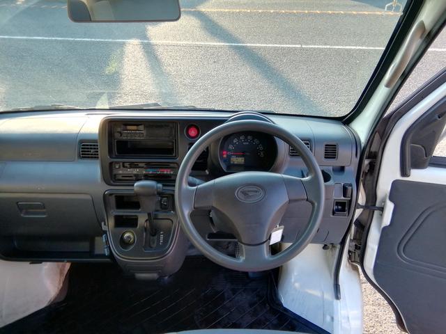 ハイゼットカーゴ デッキバン　４ナンバー商用バン　走行７５６７０ｋｍ！　ライトレベライザー　ラジオ　エアコン　パワーステアリング　パワーウィンドウ（17枚目）