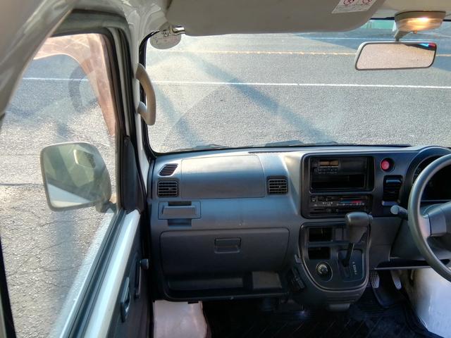 ハイゼットカーゴ デッキバン　４ナンバー商用バン　走行７５６７０ｋｍ！　ライトレベライザー　ラジオ　エアコン　パワーステアリング　パワーウィンドウ（23枚目）