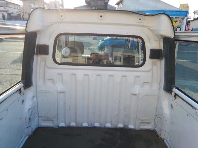 ハイゼットカーゴ デッキバン　４ナンバー商用バン　走行７５６７０ｋｍ！　ライトレベライザー　ラジオ　エアコン　パワーステアリング　パワーウィンドウ（25枚目）