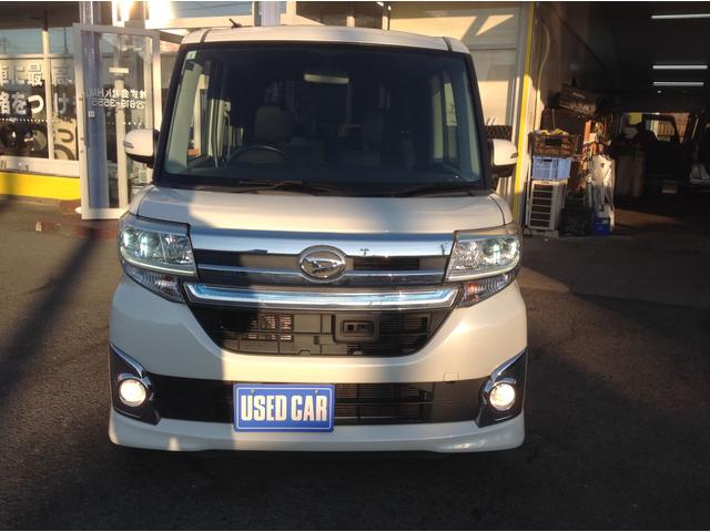 タント カスタムRS SA 両側電動スライドドア バックカメラ SDナビ フルセグTV CD/DVD再生 オートLEDライト フォグランプ アイドリングストップ 衝突軽減ブレーキ 横滑り防止 15インチAW プッシュスタート(5枚目)