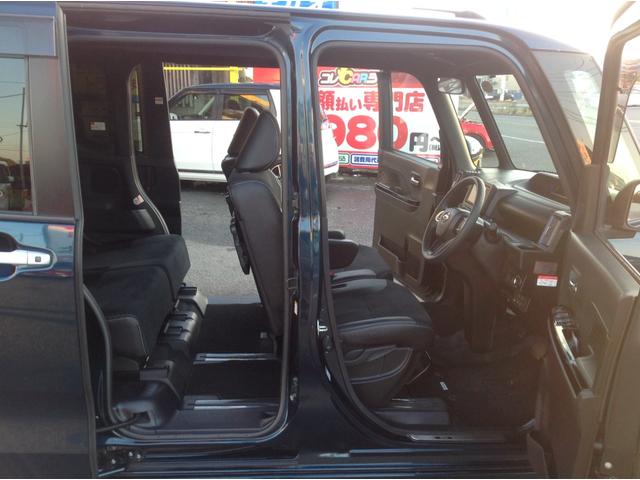 タント カスタムX 両側電動スライドドア Bカメラ ナビTV Bluetooth CD/DVD 車線逸脱警報 軽減ブレーキ 横滑り防止 アイドリングストップ オートLEDライト フォグ 両席ヒーター付ハーフレザーシート(40枚目)