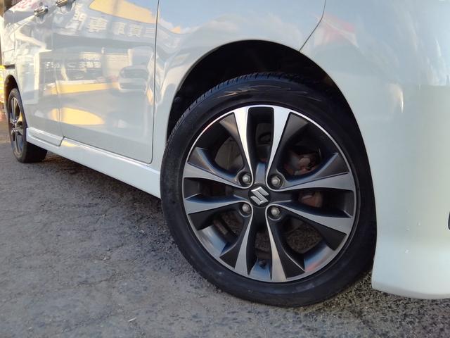 スペーシアカスタムＺ ターボ　走行４６９００ｋｍ　両側スライド左側電動　ナビＴＶ　Ｂｌｕｅｔｏｏｔｈ　ＣＤ／ＤＶＤ再生　車線逸脱警報　衝突軽減ブレーキ　横滑り防止　アイドリングストップ　オートＨＩＤライト　フォグ　１５インチＡＷ（2枚目）