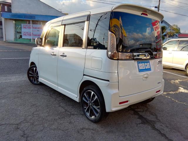 スペーシアカスタムＺ ターボ　走行４６９００ｋｍ　両側スライド左側電動　ナビＴＶ　Ｂｌｕｅｔｏｏｔｈ　ＣＤ／ＤＶＤ再生　車線逸脱警報　衝突軽減ブレーキ　横滑り防止　アイドリングストップ　オートＨＩＤライト　フォグ　１５インチＡＷ（25枚目）