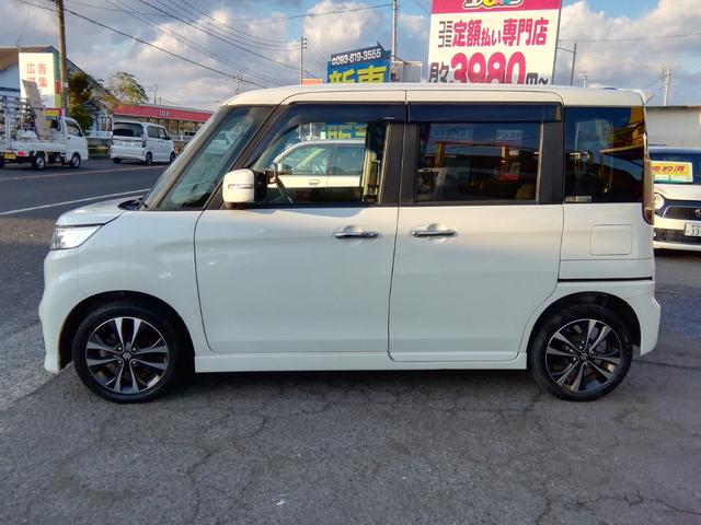 スペーシアカスタムＺ ターボ　走行４６９００ｋｍ　両側スライド左側電動　ナビＴＶ　Ｂｌｕｅｔｏｏｔｈ　ＣＤ／ＤＶＤ再生　車線逸脱警報　衝突軽減ブレーキ　横滑り防止　アイドリングストップ　オートＨＩＤライト　フォグ　１５インチＡＷ（32枚目）