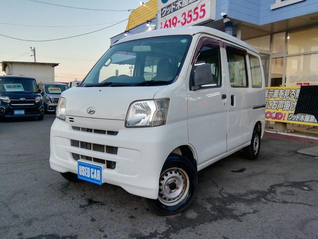 ハイゼットカーゴ スペシャル　走行３３２００ｋｍ　４ＷＤ切替　レンタカーアップ　４ナンバー商用バン　ライトレベライザー　ラジオ　エアコン　パワーステアリング　ダブルエアバック（3枚目）