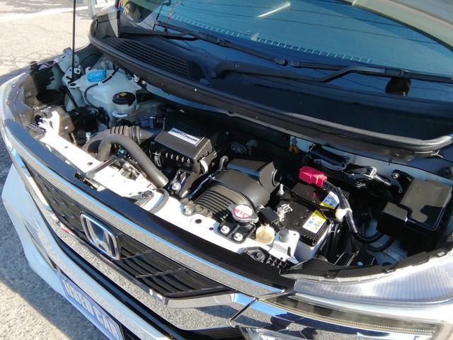 N-BOXカスタム G・Lターボホンダセンシング 両側電動スライドドア バックカメラ ナビTV Bluetooth 車線逸脱警報 衝突軽減ブレーキ 横滑り防止 パーキングアシスト アイドリングストップ パドルシフト ドラレコ ETC プッシュスタート(11枚目)