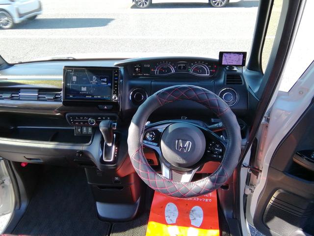 N-BOXカスタム G・Lターボホンダセンシング 両側電動スライドドア バックカメラ ナビTV Bluetooth 車線逸脱警報 衝突軽減ブレーキ 横滑り防止 パーキングアシスト アイドリングストップ パドルシフト ドラレコ ETC プッシュスタート(27枚目)