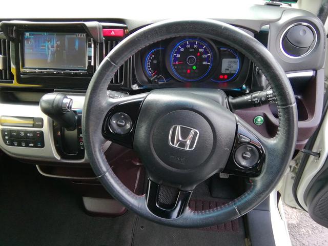 Ｎ－ＷＧＮカスタム Ｇ・Ａパッケージ　走行３６０００ｋｍ　バックカメラ　ＳＤナビ　フルセグＴＶ　Ｂｌｕｅｔｏｏｔｈ　衝突軽減ブレーキ　横滑り防止　アイドリングストップ　オートＨＩＤライト　フォグ　電動格納ミラー　ＥＴＣ　１４インチＡＷ（42枚目）