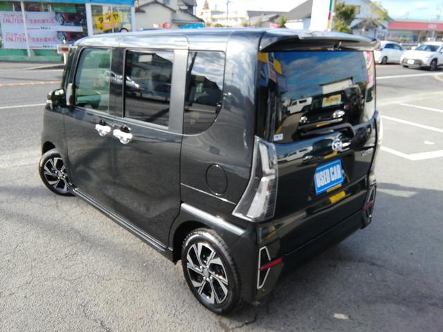 タント カスタムＸスタイルセレクション　両側電動スライドドア　全方位カメラ　ナビＴＶ　Ｂｌｕｅｔｏｏｔｈ　車線逸脱警報　衝突軽減ブレーキ　横滑り防止　パーキングアシスト　両席ヒーター付ハーフレザーシート　１４インチＡＷ　プッシュスタート（2枚目）