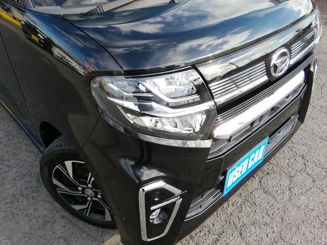 タント カスタムＸスタイルセレクション　両側電動スライドドア　全方位カメラ　ナビＴＶ　Ｂｌｕｅｔｏｏｔｈ　車線逸脱警報　衝突軽減ブレーキ　横滑り防止　パーキングアシスト　両席ヒーター付ハーフレザーシート　１４インチＡＷ　プッシュスタート（4枚目）