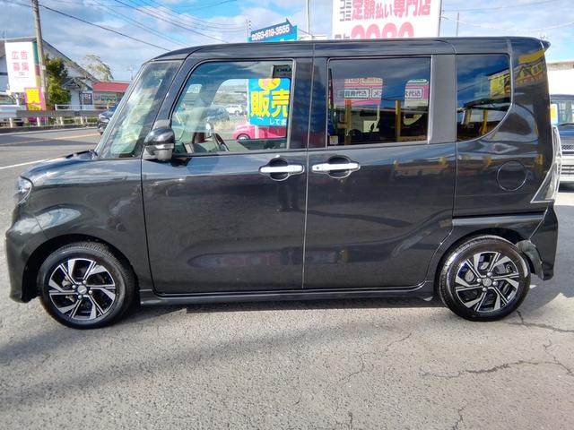 タント カスタムＸスタイルセレクション　両側電動スライドドア　全方位カメラ　ナビＴＶ　Ｂｌｕｅｔｏｏｔｈ　車線逸脱警報　衝突軽減ブレーキ　横滑り防止　パーキングアシスト　両席ヒーター付ハーフレザーシート　１４インチＡＷ　プッシュスタート（11枚目）