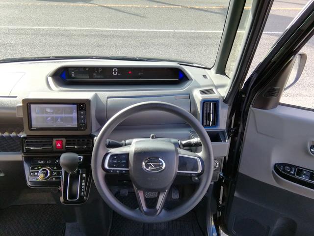 タント カスタムＸスタイルセレクション　両側電動スライドドア　全方位カメラ　ナビＴＶ　Ｂｌｕｅｔｏｏｔｈ　車線逸脱警報　衝突軽減ブレーキ　横滑り防止　パーキングアシスト　両席ヒーター付ハーフレザーシート　１４インチＡＷ　プッシュスタート（13枚目）