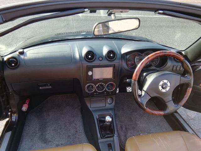 コペン タンレザーエディション 5速MT MOMOステアリング 両席ヒーター付タンレザーシート HIDライト フォグ ETC 社外15インチアルミホイール エアコン パワーステアリング パワーウィンドウ ABS ダブルエアバック(5枚目)