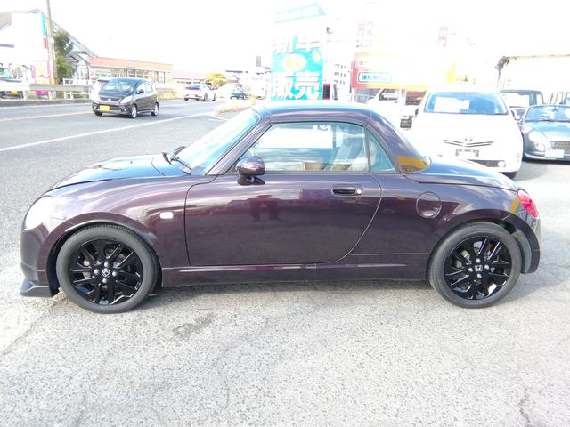 コペン タンレザーエディション 5速MT MOMOステアリング 両席ヒーター付タンレザーシート HIDライト フォグ ETC 社外15インチアルミホイール エアコン パワーステアリング パワーウィンドウ ABS ダブルエアバック(12枚目)