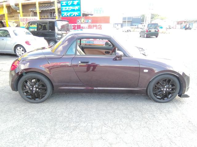 コペン タンレザーエディション 5速MT MOMOステアリング 両席ヒーター付タンレザーシート HIDライト フォグ ETC 社外15インチアルミホイール エアコン パワーステアリング パワーウィンドウ ABS ダブルエアバック(14枚目)