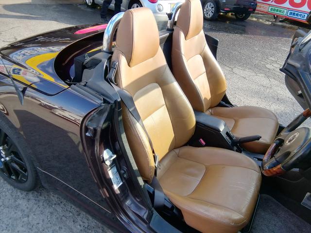 コペン タンレザーエディション 5速MT MOMOステアリング 両席ヒーター付タンレザーシート HIDライト フォグ ETC 社外15インチアルミホイール エアコン パワーステアリング パワーウィンドウ ABS ダブルエアバック(17枚目)