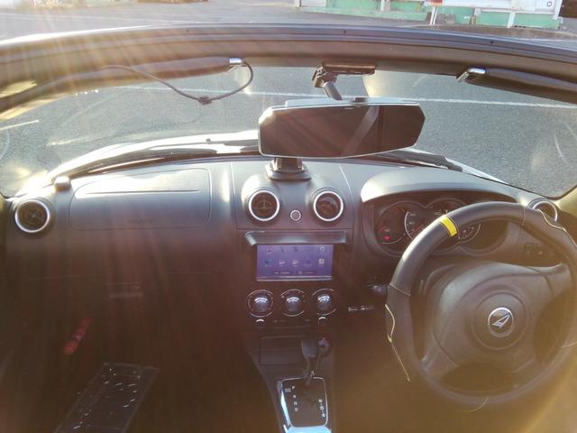 コペン アクティブトップ 走行85390km バックカメラ SDナビ フルセグTV CD再生 社外マフラー HIDライト フォグランプ ETC キーレス ターボ エアコン パワーステアリング パワーウィンドウ ABS WAB(44枚目)