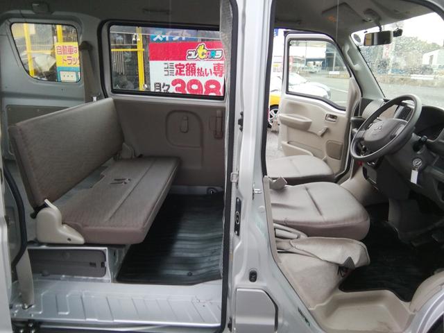 ミニキャブバン Ｍ　走行１９５５０ｋｍ！　４ナンバー商用バン　バックカメラ　ＳＤナビ　ワンセグＴＶ　ＣＤ再生　ライトレベライザー　エアコン　パワーステアリング　ダブルエアバック（8枚目）