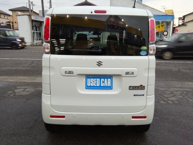 スペーシア ハイブリッドX 両側電動スライドドア 運転席シートヒーター ナビTV CD再生 車線逸脱警報 パーキングアシスト 衝突軽減ブレーキ 横滑り防止 オートライト ETC プッシュスタート スマートキー オートエアコン(7枚目)