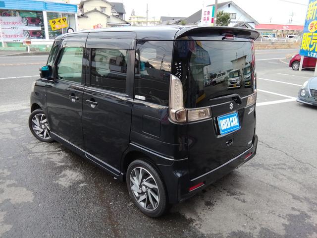 スペーシアカスタム ＴＳ　両側電動スライドドア　ナビ　ＣＤ／ＤＶＤ再生　オートＨＩＤライト　フォグランプ　アイドリングストップ　電動格納ミラー　１５インチアルミホイール　プッシュスタート　スマートキー　オートエアコン　ＰＳ（5枚目）