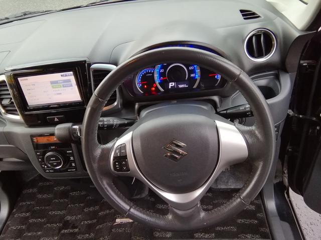 スペーシアカスタム ＴＳ　両側電動スライドドア　ナビ　ＣＤ／ＤＶＤ再生　オートＨＩＤライト　フォグランプ　アイドリングストップ　電動格納ミラー　１５インチアルミホイール　プッシュスタート　スマートキー　オートエアコン　ＰＳ（6枚目）