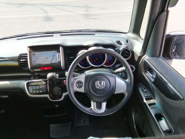 Ｎ－ＢＯＸカスタム Ｇ　ＳＳパッケージ　両側電動スライドドア　ＳＤナビ　ワンセグＴＶ　バックカメラ　ＣＤ／ＤＶＤ　Ｂｌｕｅｔｏｏｔｈ　オートＨＩＤライト　フォグランプ　衝突軽減ブレーキ　横滑り防止　アイドリングストップ　１４インチＡＷ（15枚目）