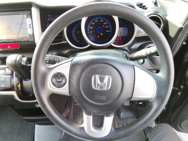 Ｎ－ＢＯＸカスタム Ｇ　ＳＳパッケージ　両側電動スライドドア　ＳＤナビ　ワンセグＴＶ　バックカメラ　ＣＤ／ＤＶＤ　Ｂｌｕｅｔｏｏｔｈ　オートＨＩＤライト　フォグランプ　衝突軽減ブレーキ　横滑り防止　アイドリングストップ　１４インチＡＷ（23枚目）