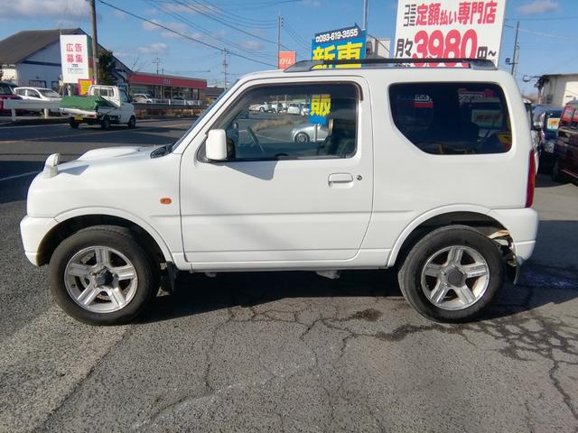 ＡＺオフロード ＸＣ　５速ＭＴ　４ＷＤ切替　ルーフレール　背面タイヤ　フォグランプ　ＣＤ再生　ライトレベライザー　電動格納ミラー　１６インチアルミホイール　エアコン　パワーステアリング　パワーウィンドウ　ＡＢＳ（25枚目）