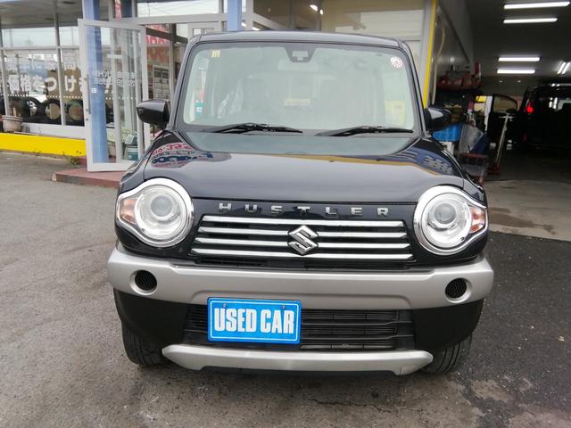 ハスラー Ｇ　ワンオーナー　ＳＤナビ　フルセグＴＶ　Ｂｌｕｅｔｏｏｔｈ　ＣＤ／ＤＶＤ　アイドリングストップ　衝突軽減ブレーキ　横滑り防止　電動格納ミラー　オートＨＩＤライト　両席シートヒーター　プッシュスタート（7枚目）