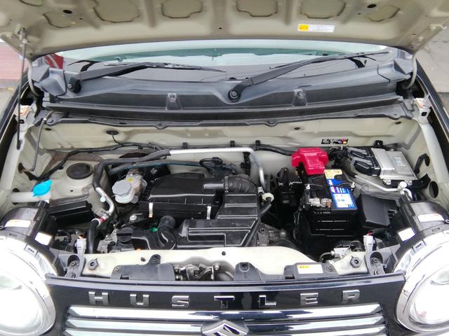 ハスラー Ｇ　ワンオーナー　ＳＤナビ　フルセグＴＶ　Ｂｌｕｅｔｏｏｔｈ　ＣＤ／ＤＶＤ　アイドリングストップ　衝突軽減ブレーキ　横滑り防止　電動格納ミラー　オートＨＩＤライト　両席シートヒーター　プッシュスタート（14枚目）