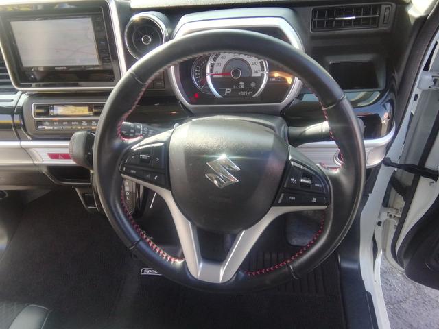 スペーシアカスタム ハイブリッドＸＳ　両側電動スライドドア　車線逸脱警報　パーキングアシスト　衝突軽減ブレーキ　横滑り防止　アイドリングストップ　ＳＤナビ　フルセグＴＶ　電動格納ミラー　クルーズコントロール　１５インチＡＷ　Ｐスタート（21枚目）