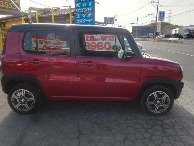 ハスラー Ｘ　走行５０２３７ＫＭ　ＳＤナビ　フルセグＴＶ　ＣＤ再生　衝突軽減ブレーキ　横滑り防止　アイドリングストップ　ＥＴＣ　オートＨＩＤライト　フォグランプ　電動格納ミラー　１５インチＡＷ　プッシュスタート（41枚目）