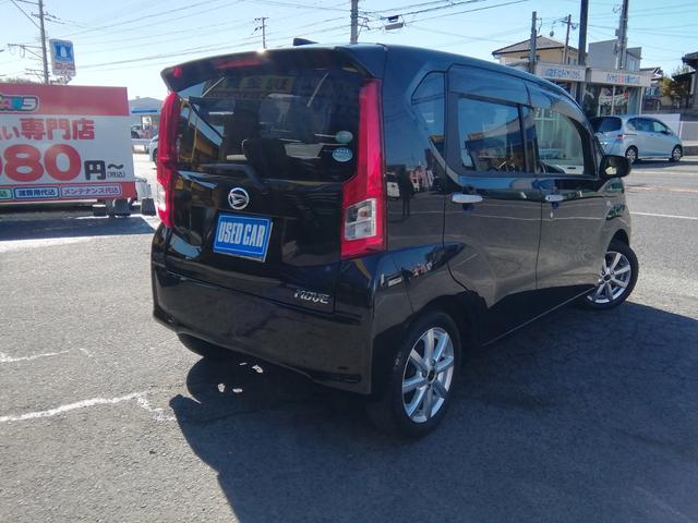 ムーヴ Ｘ　ＳＡＩＩ　走行３１８９０ＫＭ　車線逸脱警報　衝突軽減ブレーキ　横滑り防止　アイドリングストップ　オートライト　電動格納ミラー　ＣＤ社外１４インチアルミホイール　プッシュスタート　スマートキー　オートエアコン（6枚目）