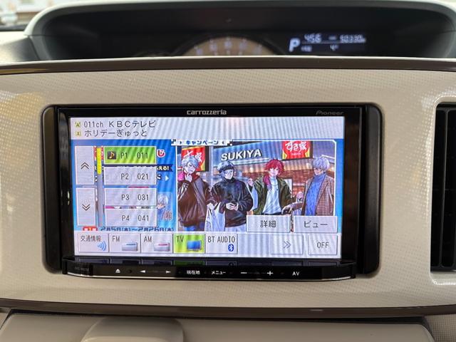 ムーヴキャンバス Ｇメイクアップ　ＳＡＩＩ　両側電動スライドドア　バックカメラ　ＳＤナビ　フルセグＴＶ　Ｂｌｕｅｔｏｏｔｈ　衝突軽減ブレーキ　横滑り防止　アイドリングストップ　オートＬＥＤライト　フォグランプ　電動格納ミラー　プッシュスタート（3枚目）