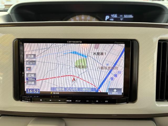 ムーヴキャンバス Ｇメイクアップ　ＳＡＩＩ　両側電動スライドドア　バックカメラ　ＳＤナビ　フルセグＴＶ　Ｂｌｕｅｔｏｏｔｈ　衝突軽減ブレーキ　横滑り防止　アイドリングストップ　オートＬＥＤライト　フォグランプ　電動格納ミラー　プッシュスタート（39枚目）