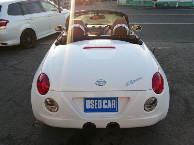 コペン タンレザーエディション　電動オープン　ＭＯＭＯステアリング　両席ヒーター付革シート　ＣＤ再生　フォグランプ　ＥＴＣ　キーレス　１４インチアルミホイール　パワーステアリング　パワーウィンドウ　ＡＢＳ　ダブルエアバック（34枚目）