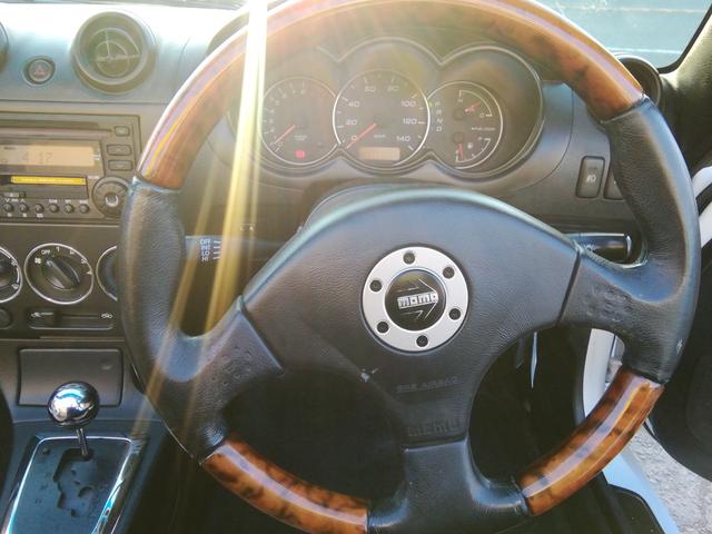 コペン タンレザーエディション　電動オープン　ＭＯＭＯステアリング　両席ヒーター付革シート　ＣＤ再生　フォグランプ　ＥＴＣ　キーレス　１４インチアルミホイール　パワーステアリング　パワーウィンドウ　ＡＢＳ　ダブルエアバック（42枚目）