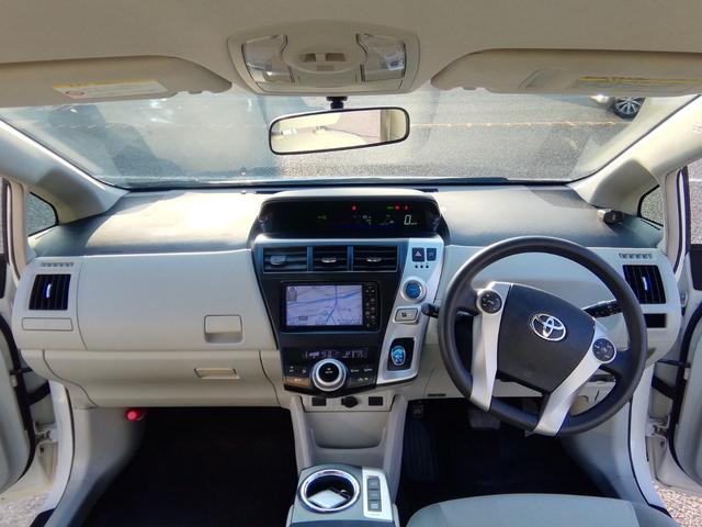 プリウスアルファ Ｓ　走行７１５３０ＫＭ　ＳＤナビ　バックカメラ　ワンセグＴＶ　電格ミラー　アイドリングストップ　横滑り防止　ライトレベライザー　ステアリングスイッチ　ＥＴＣ　１６インチＡＷ　プッシュスタート　スマートキー（46枚目）