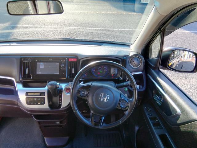 Ｎ－ＷＧＮカスタム Ｇ・ターボパッケージ　走行６８６２０ＫＭ　バックカメラ　Ｂｌｕｅｔｏｏｔｈ　ワンセグＴＶ　ＣＤ再生　パドルシフト　オートＨＩＤライト　フォグランプ　電動格納ミラー　アイドリングストップ　横滑り防止　１４インチＡＷ（17枚目）