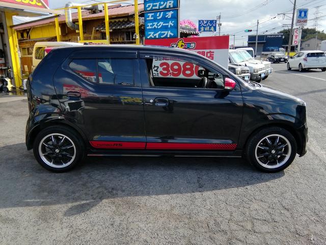 アルトターボＲＳ ベースグレード　ワンオーナー　バックカメラ　Ｂｌｕｅｔｏｏｔｈ　パドルシフト　衝突軽減ブレーキ　横滑り防止　アイドリングストップ　オートＨＩＤライト　フォグ　電動格納ミラー　ＥＴＣ　ドラレコ　１５インチアルミホイール（18枚目）