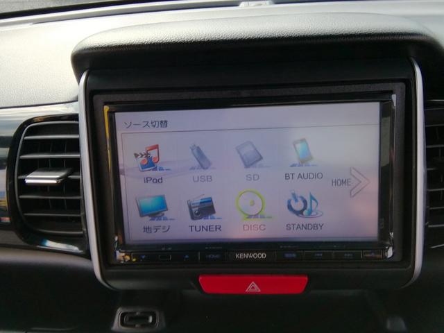 N-BOXカスタム G・Lパッケージ 両側スライド左側電動 バックカメラ SDナビ フルセグTV Bluetooth CD/DVD再生 オートHIDライト フォグ アイドリングストップ 横滑り防止 14インチAW Pスタート スマートキー(3枚目)