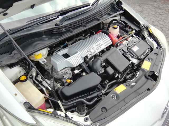 プリウス Ｓ　バックカメラ　ＳＤナビ　フルセグＴＶ　Ｂｌｕｅｔｏｏｔｈ　ＣＤ／ＤＶＤ再生　オートＨＩＤライト　フォグランプ　アイドリングストップ　横滑り防止　電動格納ミラー　ＥＴＣ　１５インチＡＷ　プッシュスタート（40枚目）