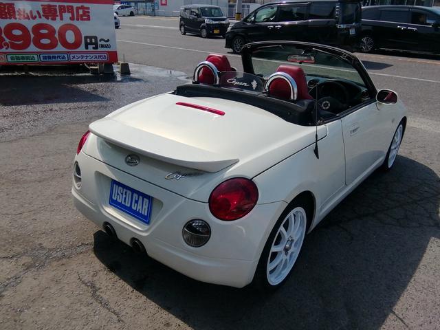 コペン アクティブトップ　ＳＤナビ　フルセグＴＶ　ＣＤ再生　両席ヒーター付赤革シート　ＭＯＭＯステアリング　フォグランプ　社外１６インチアルミホイール　ＥＴＣ　キーレス　ターボ　タイミングチェーン　エアコン　ＰＳ　ＰＷ　ＡＢＳ（27枚目）