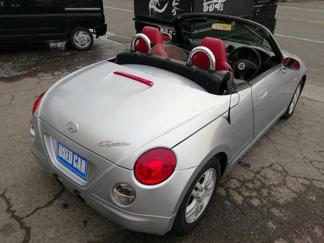 コペン アクティブトップ 両席ヒーター付赤革シート MOMOステアリング CD再生 ラジオ フォグランプ 14インチアルミホイール キーレス ターボ タイミングチェーン エアコン パワーステアリング パワーウィンドウ ABS(13枚目)